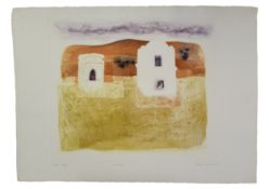 JOAN WILLIAMS (1922 - 2002) ARTISTS PROOF ETCHING WITH AQUATINT Shrines Signed, titled and dated (