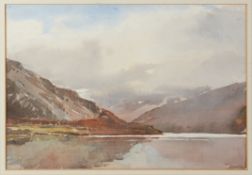 LEN ROOPE (1917-2005) WATERCOLOUR Lake District Scene Signed 9” x 13” (22.9cm x 33cm) J AINSWORTH