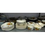 A SUBSTANTIAL COLLECTION OF MIDWINTER STYLECRAFT 'FASHION SHAPE', DINNER, ETA AND COFFEE WARES, TO