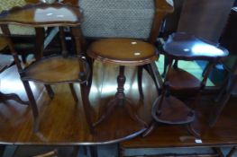 THREE SMALL OCCASIONAL TABLES [3]