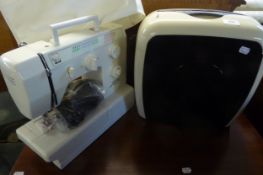 REXEL ELECTRIC PAPER SHREDDER AND A COTTON PATCH ELECTRIC SEWING MACHINE (2)