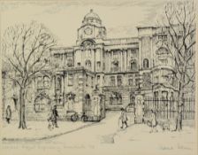 ROBERT PALMER (20th Century) Artist signed print ‘Royal Infirmary, Manchester’ Dated ’73, 1974