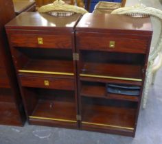 A BESPOKE 1960S TOLA WOOD COCKTAIL CABINET, WITH FITTED INTERIOR