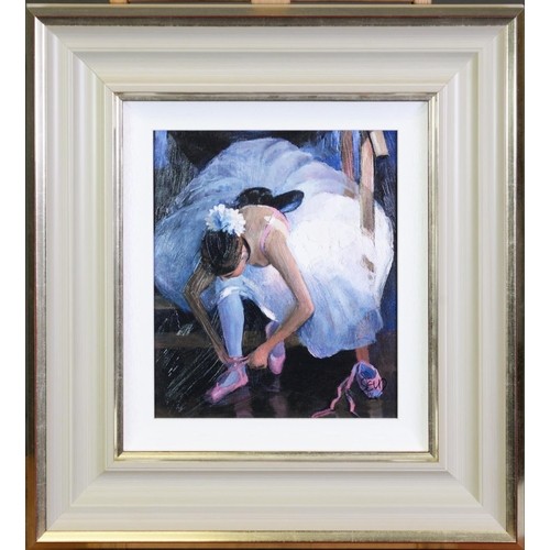 SHEREE VALENTINE DAINES (1959) ARTIST SIGNED LIMITED EDITION COLOUR PRINT ‘The Pink Slipper’ (88/ - Image 2 of 2