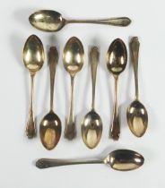 GEORGE V SET OF SIX SILVER TEASPOONS, Sheffield 1934, with jubilee mark, and TWO OTHERS, 2.84ozt, (