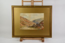 GEORGE HARRISON R C A (fl.1867-1880) WATERCOLOURS, A MATCHED PAIR Views in North Wales Both signed