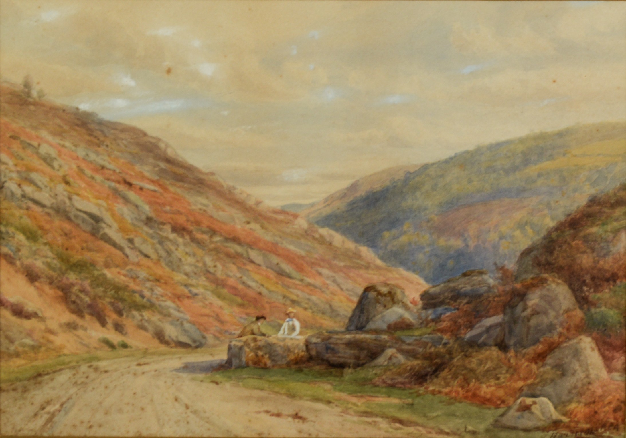 GEORGE HARRISON R C A (fl.1867-1880) WATERCOLOURS, A MATCHED PAIR Views in North Wales Both signed - Image 2 of 4