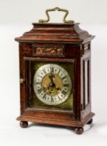 EARLY EIGHTEENTH CENTURY OAK CASED PROVINCIAL TABLE CLOCK SIGNED J HENDRIE, WIGTON, the 7” brass