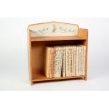 CIRCA 1970 incomplete set of 15 FREDERICK WARNE & CO, BEATRIX POTTER books contained in wooden '
