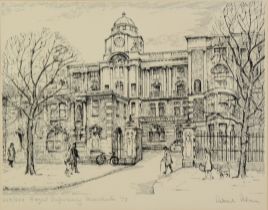 ROBERT PALMER (20th Century) Artist signed print ‘Royal Infirmary, Manchester’ Dated ’73, 1974