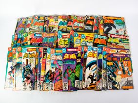 A large quantity of COMICS, exclusively DC BATMAN, mainly BRONZE AGE, various characters featured to