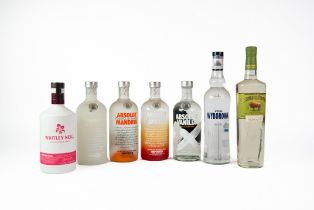 TWO BOTTLES OF POLISH VODKA, comprising: ZUBROWKA and WYBOROWA, together with FOUR BOTTLES OF