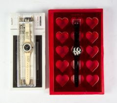 TWO LIMITED EDITION SWATCH WRISTWATCHES: SWATCH X PETER GABRIEL ‘TIME TO COOK’ WRISTWATCH,