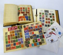 STAMPS-WELL-FILLED FACILITY STAMP ALBUM, plus The Brittania (Schoolboy type), plus The Magic Album