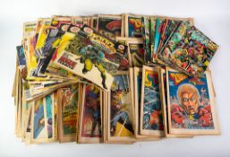 A large quantity of 2000AD comic, including STARLORD, TORNADO, JUDGE DREDD, 1970s onwards.