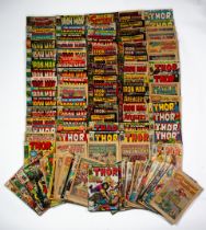 A large quantity of COMICS, almost exclusively MARVEL, mainly BRONZE AGE various characters and