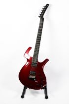 PARKER FLY TREMOLO SIX STRING ELECTRIC GUITAR, CLASSIC CHERRY, 085032BP USA, in branded hard black