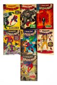 A small selection of The Amazing Spiderman COMICS. Seven individual SILVER AGE, UK issues, to