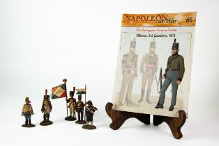 COLLECTION OF APPROXIMATELY 100 DEL PRADO HANDPAINTED DIE CAST MODELS OF NAPOLEONIC FOOT SOLDIERS,