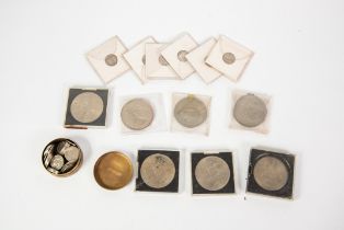 QUANTITY OF BRITISH AND WORLD COINS, including six Iranian 5 Rial coins and ten 2 Rial coins; George