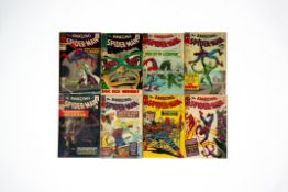 A small selection of The Amazing Spiderman COMICS, a mixture of UK and USA issues, including US