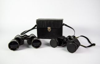 TWO PAIRS OF FIELD BINOCULARS, comprising: PAIR OF MIRANDA 8x40, in case, and a PAIR OF 7x50, (2)