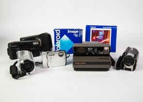 PHOTOGRAPHIA: Small group of photography items to include Polaroid Image System instant camera