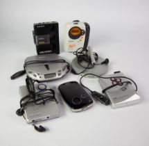 SONY WALKMEN: Collection of Sony Walkman devices including WM-EX631 and WM-EX506 personal cassette