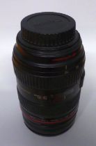 CANON ZOOM LENS ef 24-70mm 1:2.8 USM, macro 0.38m/1.3ft, (as found) and SUNDRIES