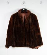 LIGHT BROWN MUSQUASH FUR JACKET and ANOTHER fur jacket (2)