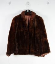 LIGHT BROWN MUSQUASH FUR JACKET and ANOTHER fur jacket (2)