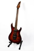 IBANEZ PESTIGE SIX STRING ELECTRIC GUITAR, S6570SK-STB SUNSET BURST, F1712422, with tags, in branded