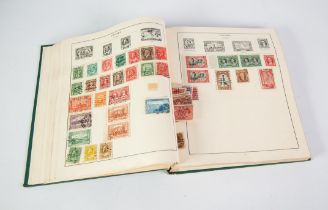 STAMPS-THE STRAND STAMP ALBUM 'THE POSTAGE STAMPS OF THE WORLD', part filled