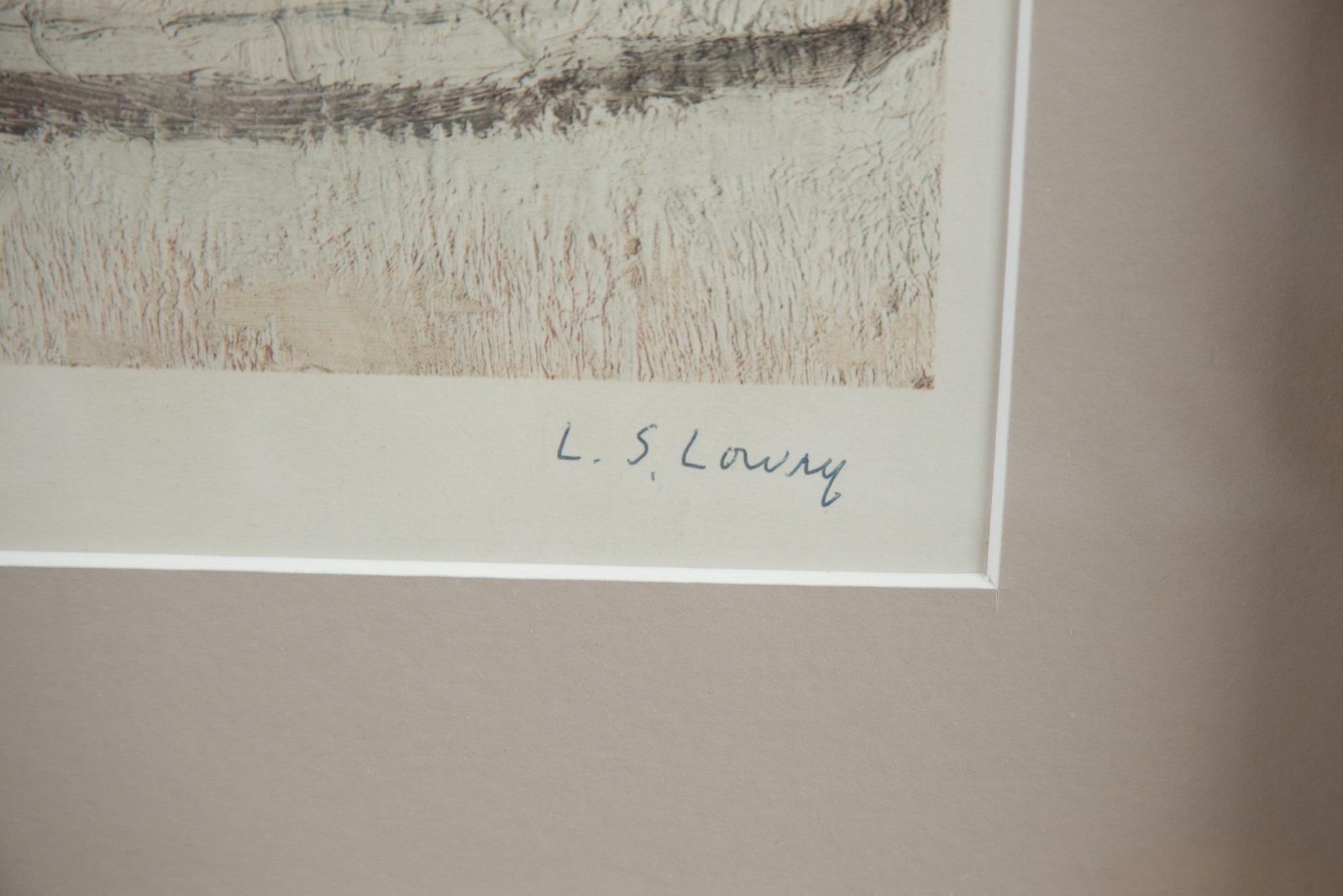 L S LOWRY ARTIST SIGNED LIMITED EDITION COLOUR PRINT ‘The Family’, from an edition of - Image 3 of 3