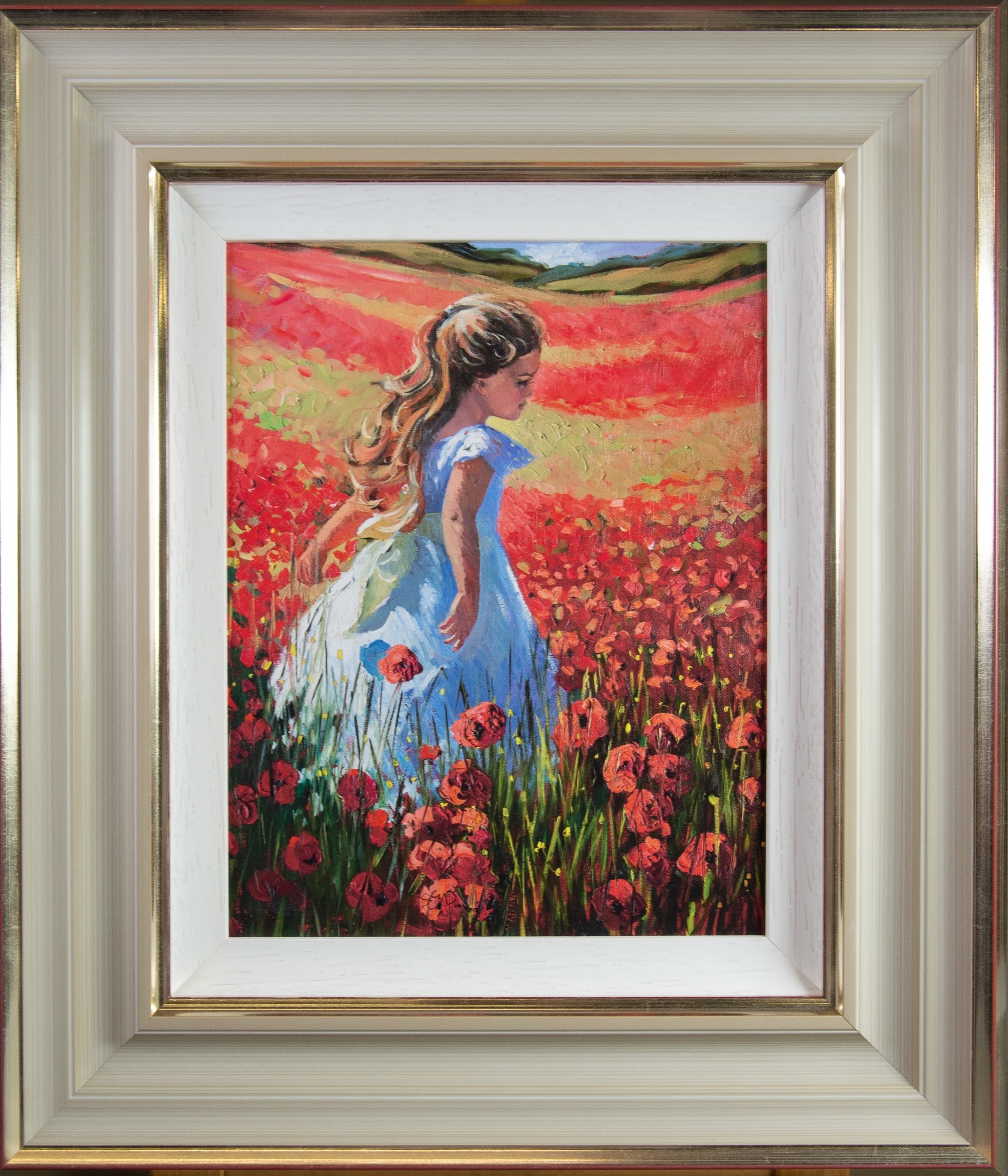 SHEREE VALENTINE DAINES (1959) ARTIST SIGNED LIMITED EDITION COLOUR PRINT ‘Summer Meadow’ (144/ - Image 2 of 2