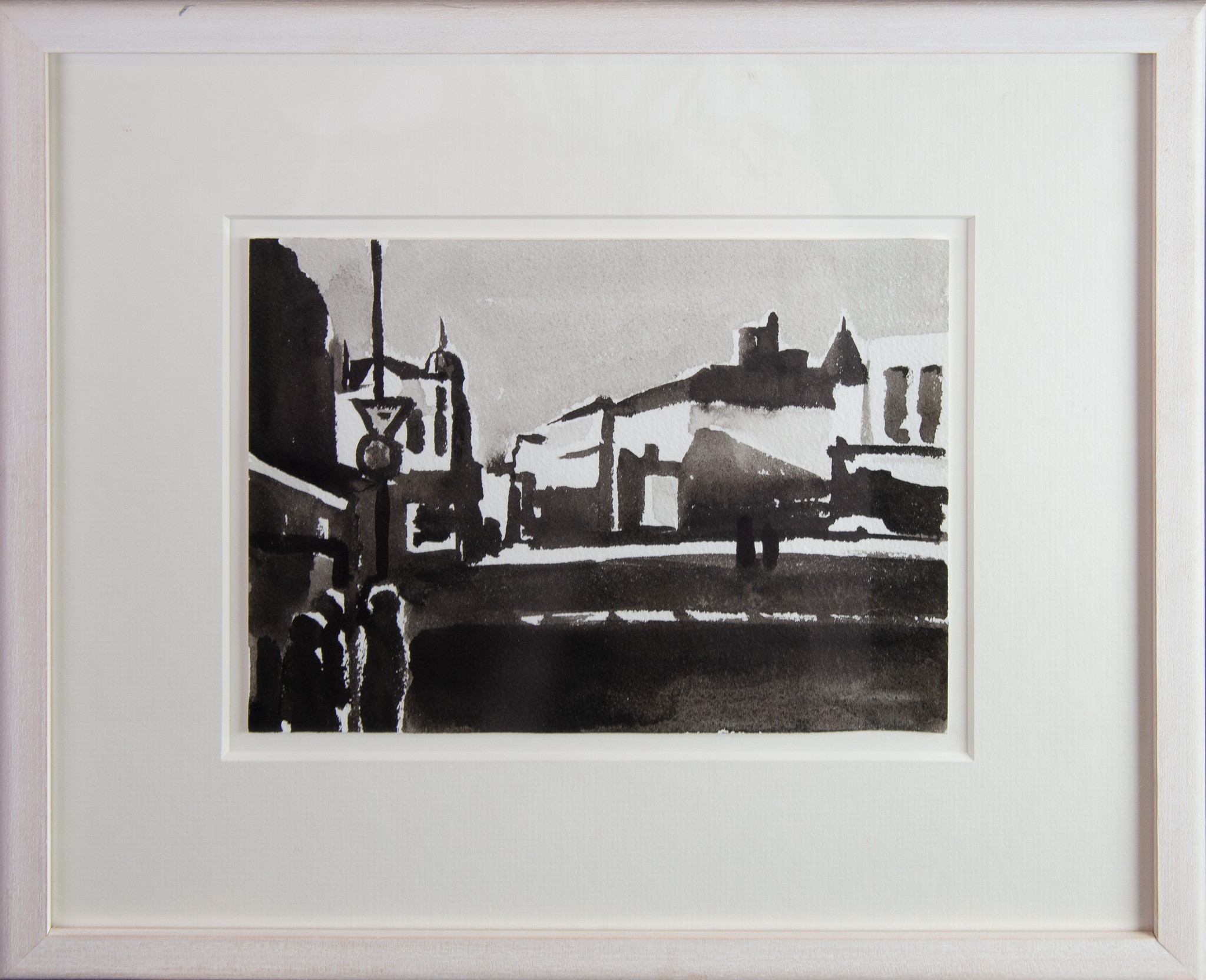 LIAM SPENCER (b.1964) MONOCHROME INK SKETCH Hilton Street, Manchester Signed titled and dated 2007 - Image 2 of 2