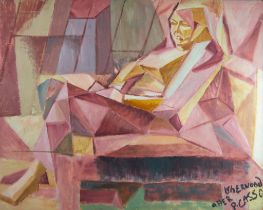 JAMES LAWRENCE ISHERWOOD (1917-1988) OIL ON BOARD ‘After Picasso’ Signed and titled 24” x 30” (