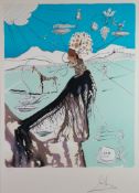 SALVADOR DALI (SP. 1904-1989) LIMITED EDITION COLOUR LITHOGRAPH ‘Earth Goddess’ or ‘Le Restaurateur’