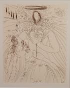 SALVADOR DALI (SP. 1904-1989) MONOCHROME ETCHING ‘To Ev’ry Captive Soul’ or ‘A toute âme éprise’