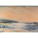 LYNNE TIMMINGTON (MODERN) OIL ON CANVAS ‘Soro’ Signed, titled to stretcher and gallery label verso