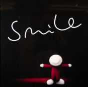 DOUG HYDE (1972) L.E.D. MIXED MEDIA WALL ART ‘Smile’ (106/195) with artist signed certificate