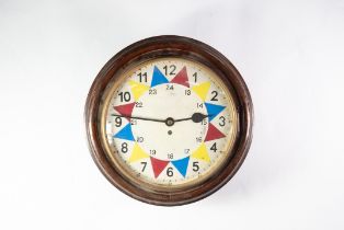 WORLD WAR II STYLE REPRODUCTION RAF SECTOR CLOCK, the 13 ½” painted dial numbered for twenty four