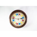 WORLD WAR II STYLE REPRODUCTION RAF SECTOR CLOCK, the 13 ½” painted dial numbered for twenty four
