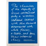 IAN HAMILTON FINLAY (1925-2006) TWO UNSIGNED AND UNFRAMED COLOUR PRINTS ‘Matisse Chez Duplay’