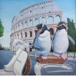 STEVE TANDY (b.1973) ARTIST SIGNED LIMITED EDITION COLOUR PRINT ‘Roman Holiday’ (150/150) with