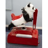 EDWIN HALL 1960s ELECTRONICALLY ROCKING AND MUSICAL PANDA - CHI CHI, the children's ride on panda in