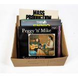 VINYL RECORDS. Peggy ‘n’ Mike - Seeger Sing, Argo, ZDA 80. Mass Production - In the Purest Form,