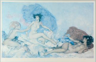 AFTER SIR WILLIAM RUSSEL FLINT LIMITED EDITION COLOUR PRINT Rococo Aphrodite (531/850) 16” x 26” (