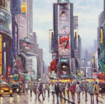 HENDERSON CISZ (b.1960) ARTIST SIGNED LIMITED EDITION COLOUR PRINT ‘City of Lights’ (28/195) with
