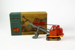 CORGI TOYS MAJOR ALMOST MINT AND BOXED DIE-CAST PRIESTMAN LUFFING SHOVEL, MODEL No 1128; tracks